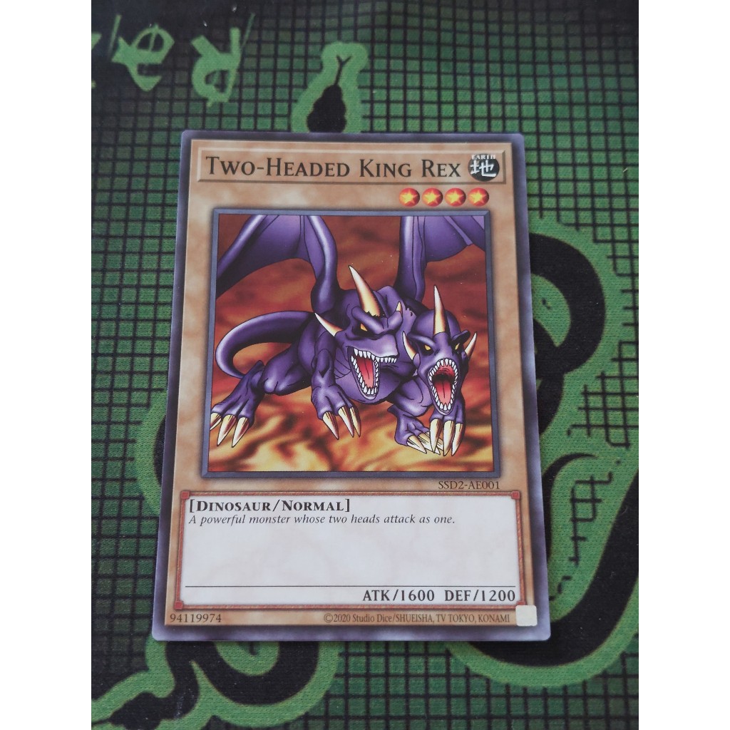 Thẻ Bài Yugioh Monster "Two-Headed King Rex"