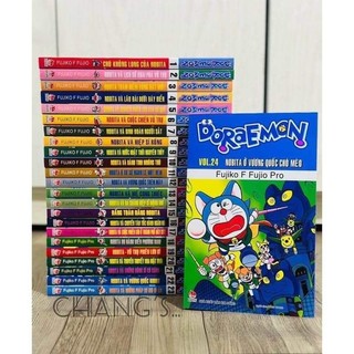 Bộ truyện doraemon 24 quyển dài ngược đầy đủ hàng đẹp mới 100%