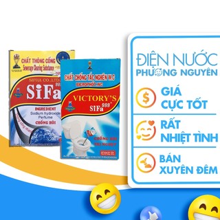 Bột thông tắc cống cầu cực mạnh chống hôi 200g sifa, và bột thông cực mạnh chính hãng công ty sh07 sh.07