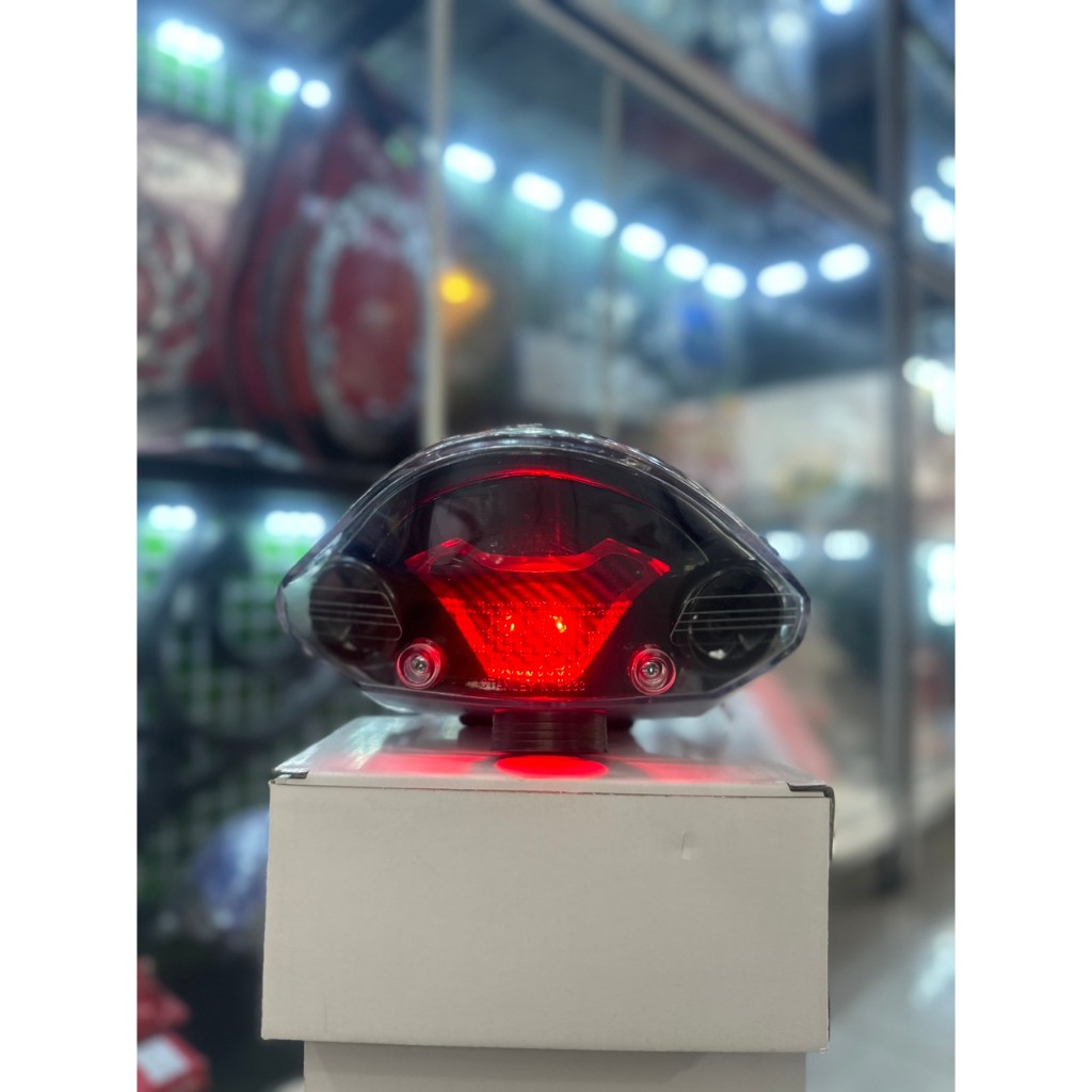 Đèn Hậu TST Sirius 50-110_ Hiệu ứng đèn Audi Stop F1_ HT RACING