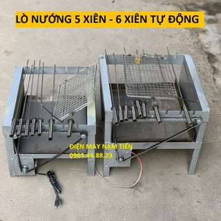 Máy nướng [bếp nướng] thịt, chả mini tự động loại 6 xiên