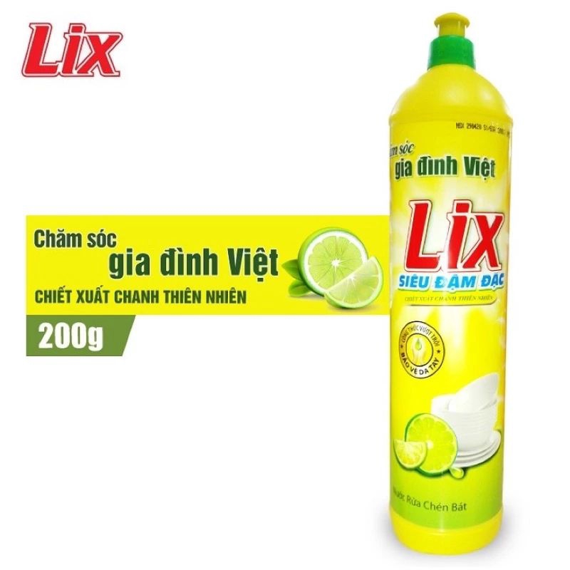 Nước rửa chén Lix siêu đậm đặc