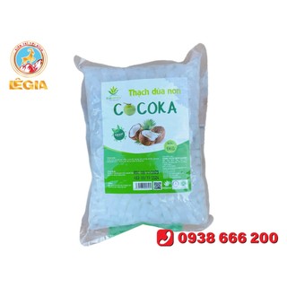 Thạch dừa rồng việt 1kg hương dưa lưới,nho, chanh dây,dứa,thạch dừa,cocoka 8*8 hương vải thơm ngon giá tốt