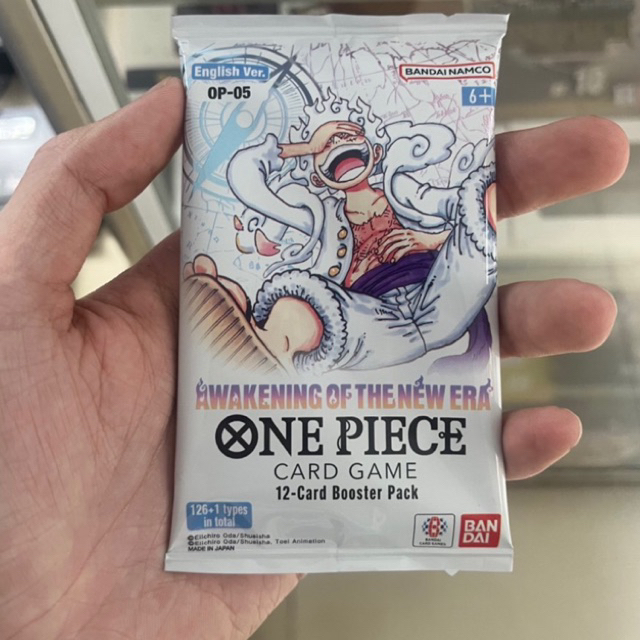 1 Pack Awakening of The New Era  thẻ bài trò chơi ONE PIECE card game Tiếng Anh.