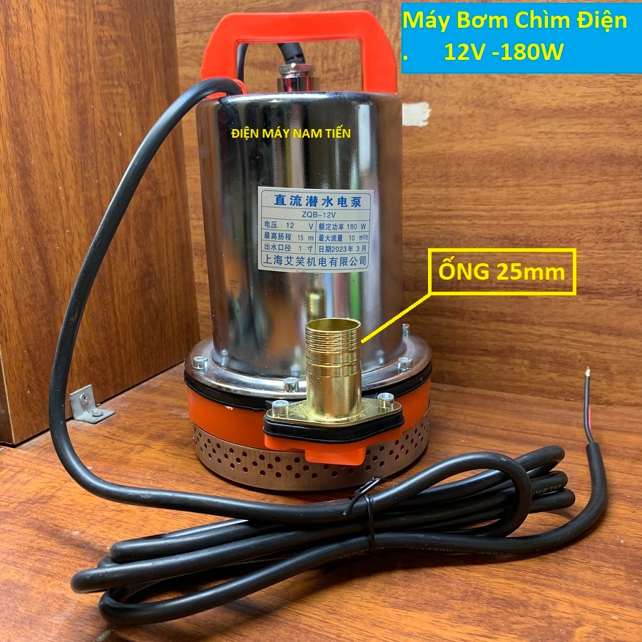 Bơm Chìm Vàng Lớn 12V