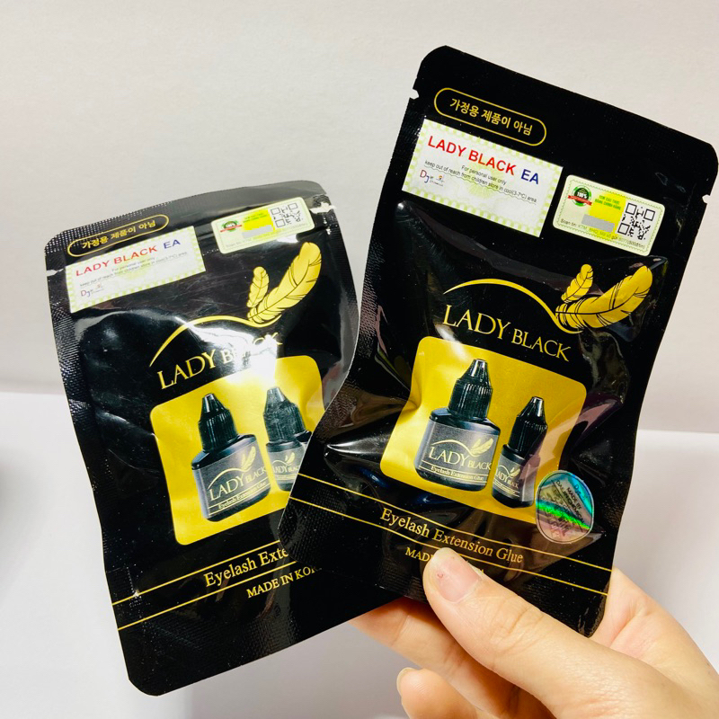 Keo nối mi mắt LADY BLACK không cay