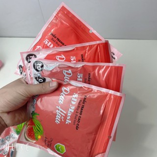 Khẩu Trang Dưa Hấu, Khẩu Trang 5D Dưa Hấu Cao Cấp, Kháng Khuẩn, Chống Bụi Mịn