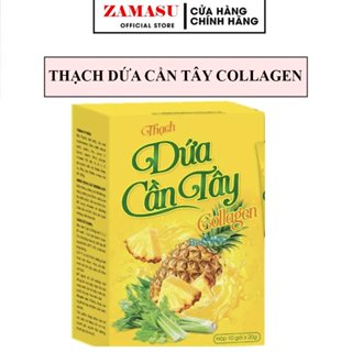 Thạch Dứa Cần Tây Collagen Giảm Cân Nhanh Hiệu Quả Cấp Tốc An Toàn Không Phải Thuốc