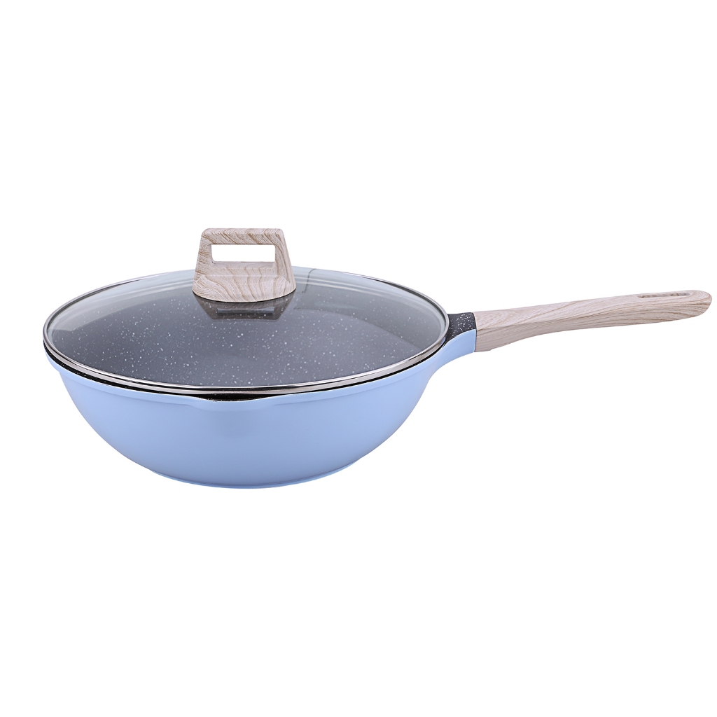 Bộ nồi chảo chống dính vân đá 3 món Morandi Amercook AC.0106.03 - Hàng chính hãng