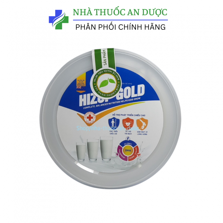 Sữa bột Hizup Gold giúp bổ sung vitamin, chắc khoẻ xương hộp 650g