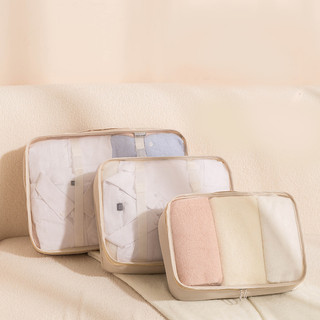 [Có Sẵn]Set 3&7N Túi Vải Nylon Đựng Đồ Du Lịch Cá Nhân Tiện Ích