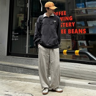 Áo 1993Studio Half Zip Nỉ Xuất Hàn