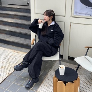 Áo 1993Studio Half Zip Nỉ Xuất Hàn