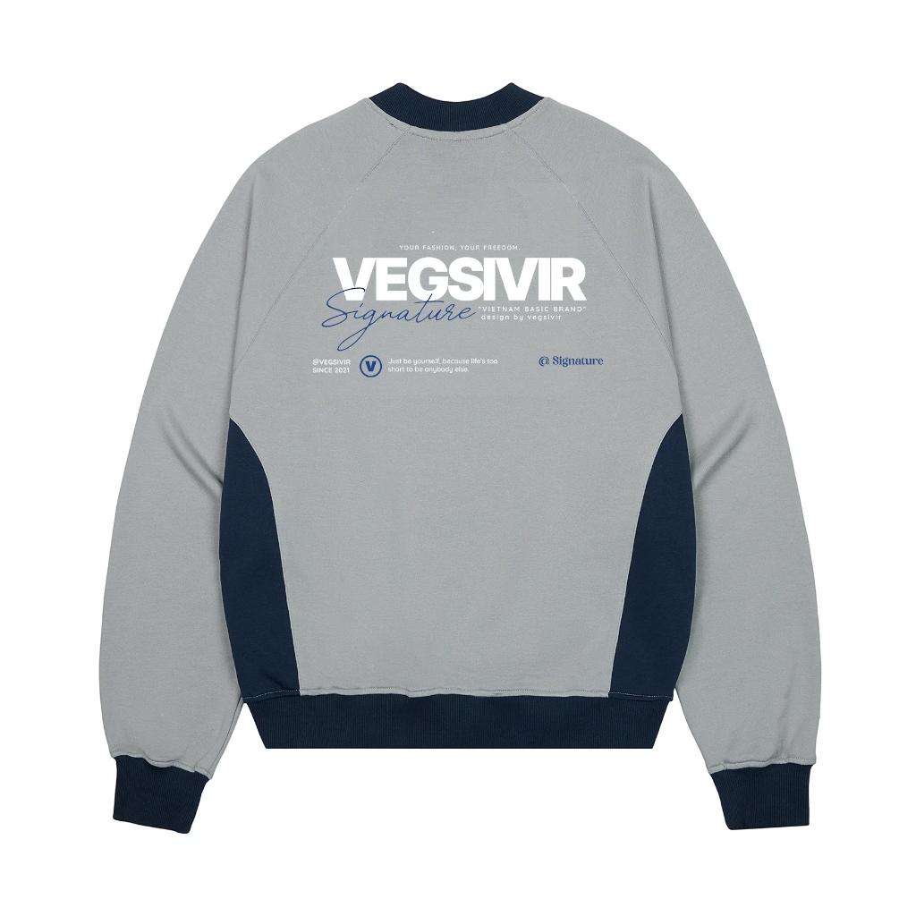 Áo Raglan Sweater Nỉ Chân Cua Vegsivir - SIGNATURE.
