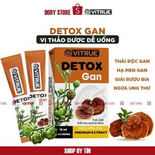 Thải Độc Gan, Giảm Mụn, Hạ Men Gan, Ngừa Ung Thư Gan, Vitrue Detox Gan
