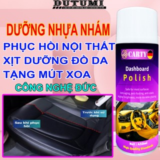 Phục Hồi Nhựa Nhám - Dưỡng Nhựa Nhám -  Xịt Bóng Ghế Da Xe, Taplo, Nội Thất Ô tô Xe Máy - CARTY DASHBOARD Polish
