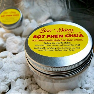 Combo 2 hủ bột phèn chưng cất nguyên chất hủ 100g