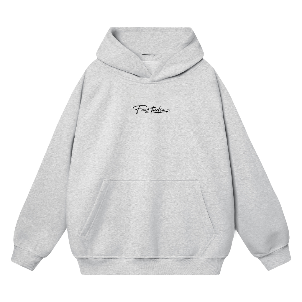 Áo hoodie unisex basic họa tiết in chữ Frozen Infinity nam nữ mặc đều đẹp