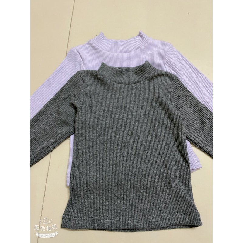 Áo giữ nhiệt cổ cao thun gân cho bé từ 6-18kg