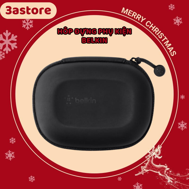 Hộp đựng phụ kiện điện thoại Belkin cáp củ sạc tai nghe jack chuyển - 3astore