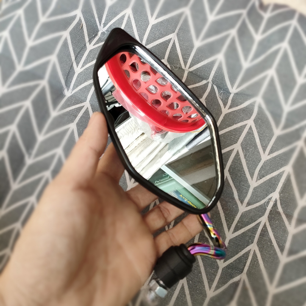 Kính chiếu hậu yamaha kiểu exciter chân cong TITAN 10 ly thuận gắn xe honda yamaha suzuki