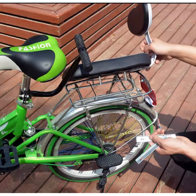 phụ kiện xe đạp thể thao xe đạp điện cho bé ngồi: tay vịnh, gác chân, tựa lưng cho xe đạp