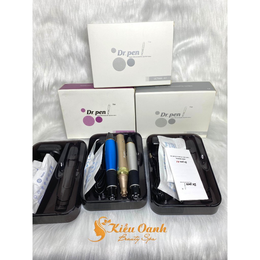 Máy phi kim , cấy phấn, cấy tảo Dr.pen A1 chuyên dùng cho spa,chăm sóc da cấy kim nano,kim 12,36