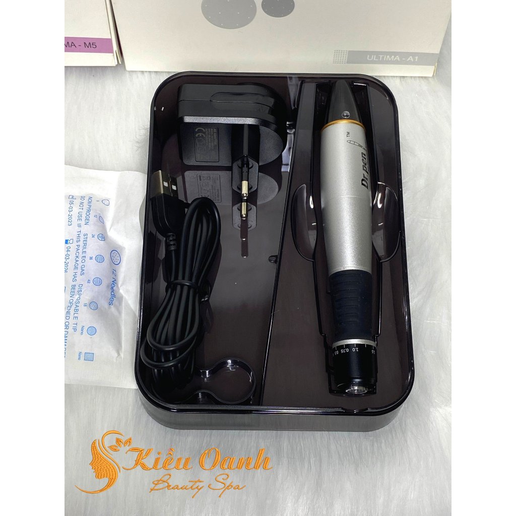 Máy phi kim , cấy phấn, cấy tảo Dr.pen A1 chuyên dùng cho spa,chăm sóc da cấy kim nano,kim 12,36