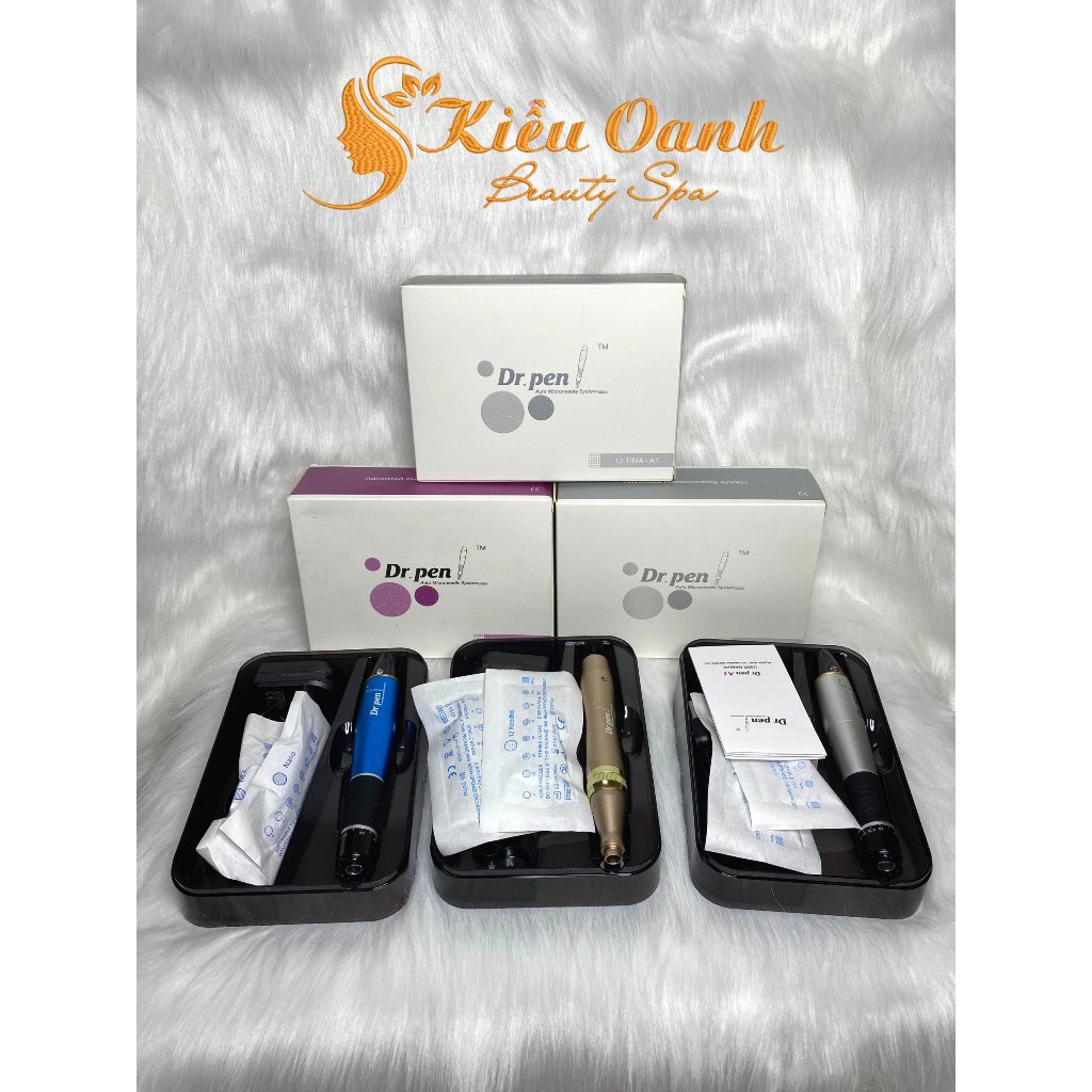 Máy phi kim , cấy phấn, cấy tảo Dr.pen A1 chuyên dùng cho spa,chăm sóc da cấy kim nano,kim 12,36