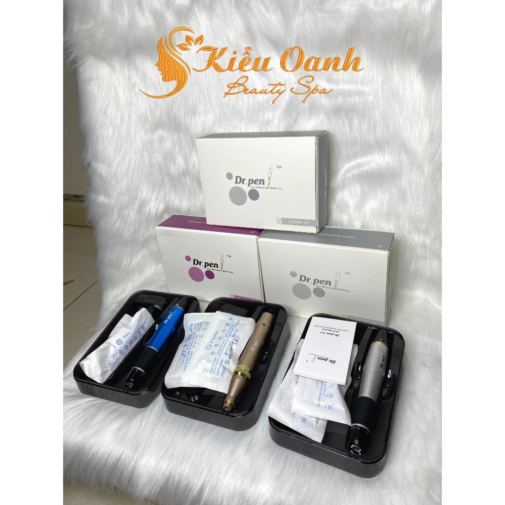Máy phi kim , cấy phấn, cấy tảo Dr.pen A1 chuyên dùng cho spa,chăm sóc da cấy kim nano,kim 12,36