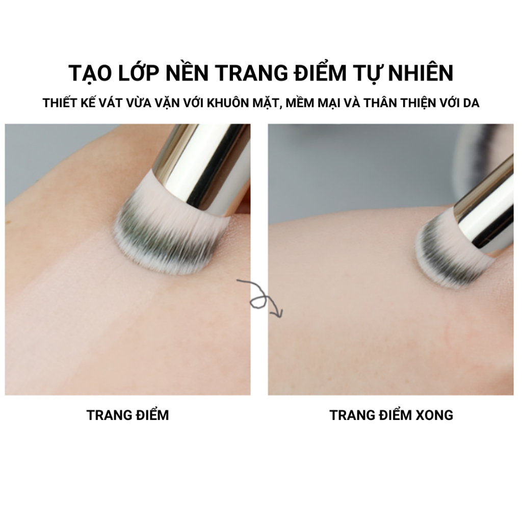 Cọ Che Khuyết Điểm KIYE 270 Thiết Kế Đầu Tròn Tiện Dụng Chuyên Nghiệp