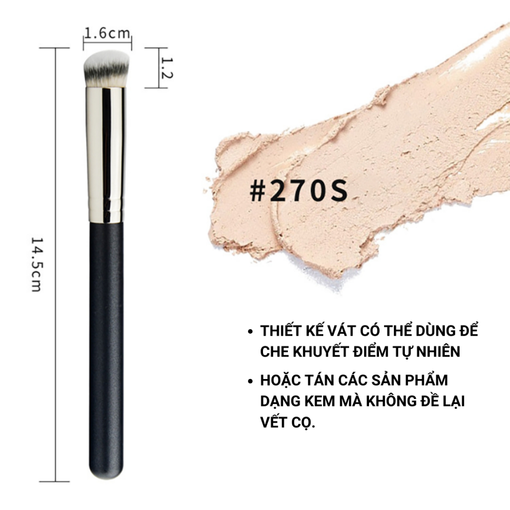 Cọ Che Khuyết Điểm KIYE 270 Thiết Kế Đầu Tròn Tiện Dụng Chuyên Nghiệp