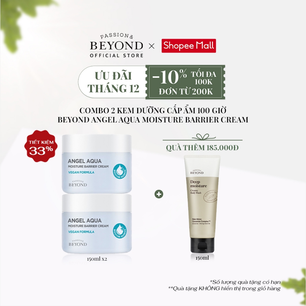 Kem dưỡng cấp ẩm 100 giờ Beyond Angel Aqua Moisture Barrier Cream