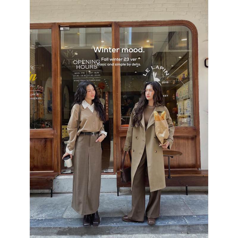 8862 CHÂN VÁY DÀI CÓ TÚI KÈM BELT