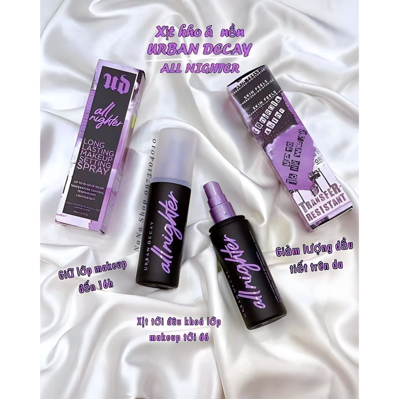Xịt Khoá Nền Urban Decay All Nighter 118ml (Fullsize)