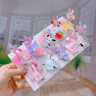 Kẹp tóc cối xay gió, cột tóc lò xo chong chóng hoạt hình