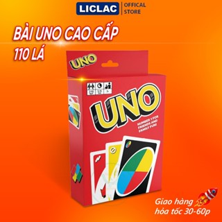 Bài UNO 110 lá loại CAO CẤP chất liệu giấy Dày Cứng, Đồ chơi Board Game hàng Việt Nam - LICLAC