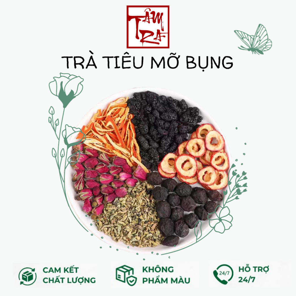 ✅[1 gói] Trà tiêu mỡ bụng gói 15gram