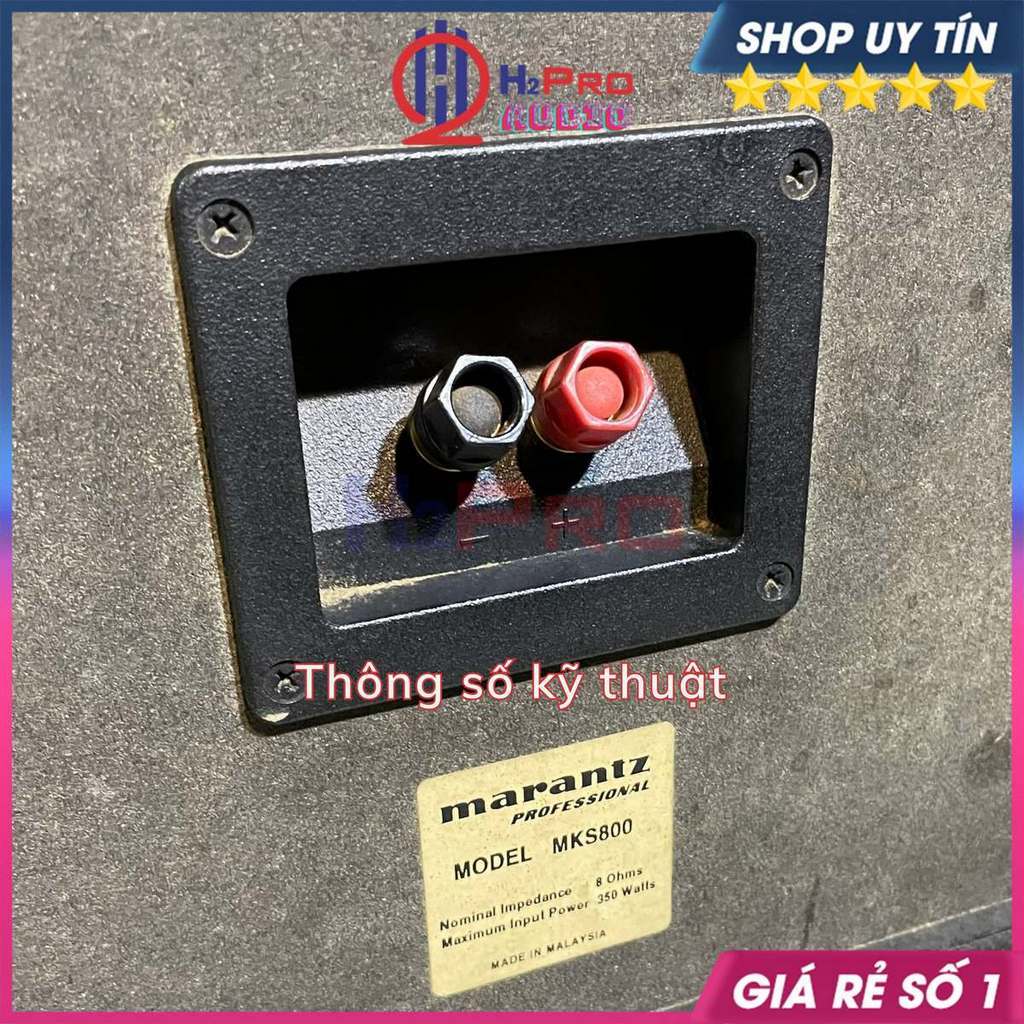 Đôi Loa Trợ Lời Karaoke Marantz MKS800 Nhật Bãi Bass 20 700W , 2 Loa  Hát Karaoke Nguyên Zin, Tặng Dây - H2pro Audio