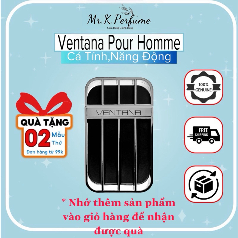 10ml Armaf Ventana Pour Homme | Nước hoa nam chính hãng