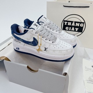 Giày thể thao nam nữ thắng giày af1 lv navy