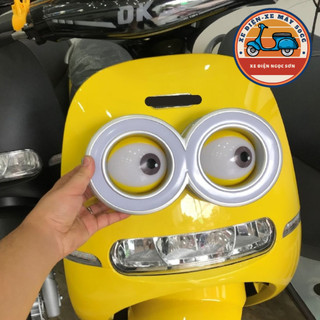 Đèn mắt minion gắn xe điện gogo dibao dk yadea espero hoặc chế xe khác
