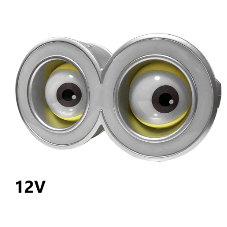 Đèn mắt minion gắn xe điện GOGO DIBAO DK YADEA ESPERO hoặc chế xe khác