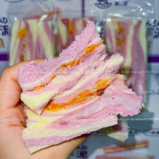 Bánh Sandwich Lúa Mạch Chà Bông Khoai mỡ/khoai môn ăn vặt nhà heo