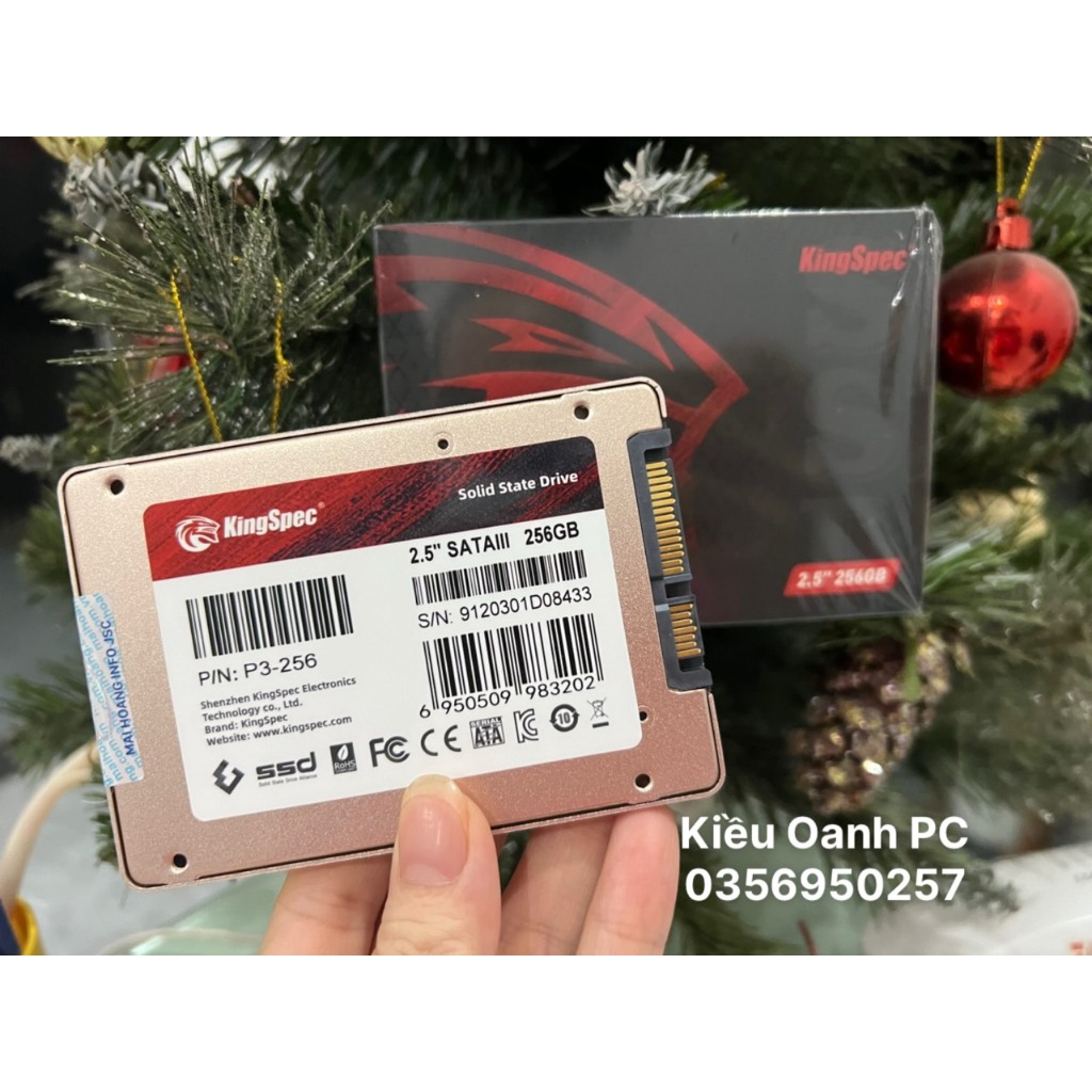 Ổ Cứng SSD Kingspec 120GB / 128GB / 240GB P4-120 2.5 Sata III-