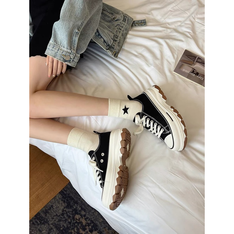 Giày vải thể thao đế dày 5cm hàng loại 1 order