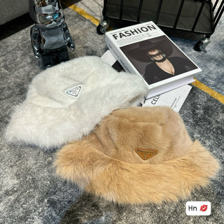Mũ lông thỏ prada hàng quảng châu