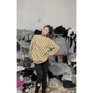 Quần legging logo x lông co dãn ảnh thật