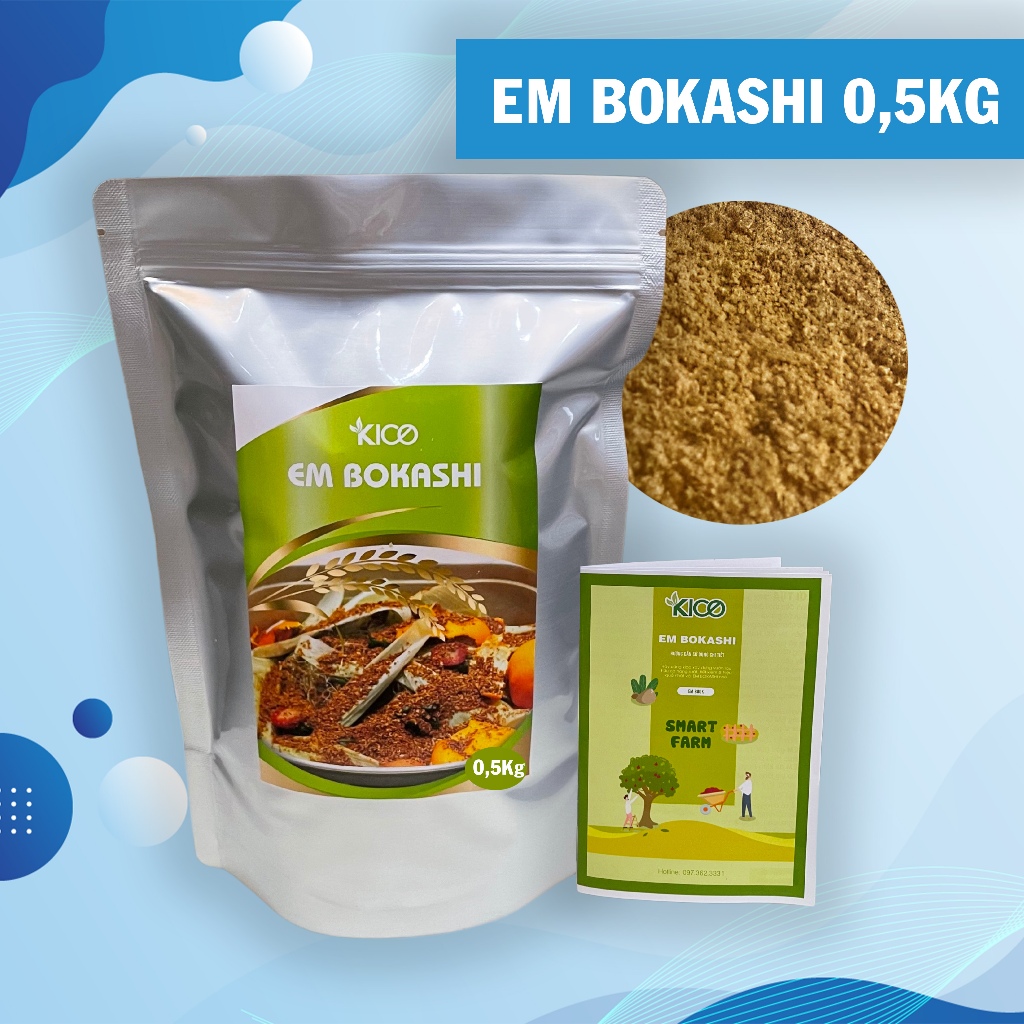 Men Ủ Rác Nhà Bếp EM Bokashi Kico 0,5Kg