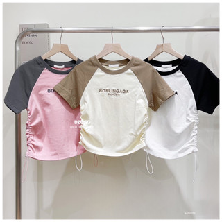 Áo thun baby tee form vừa người nhiều màu | DZU.SG |